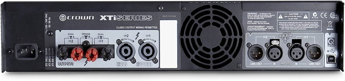 Crown XTi2002 Two-channel, 800-Watt at 4Ω Power Amplifier