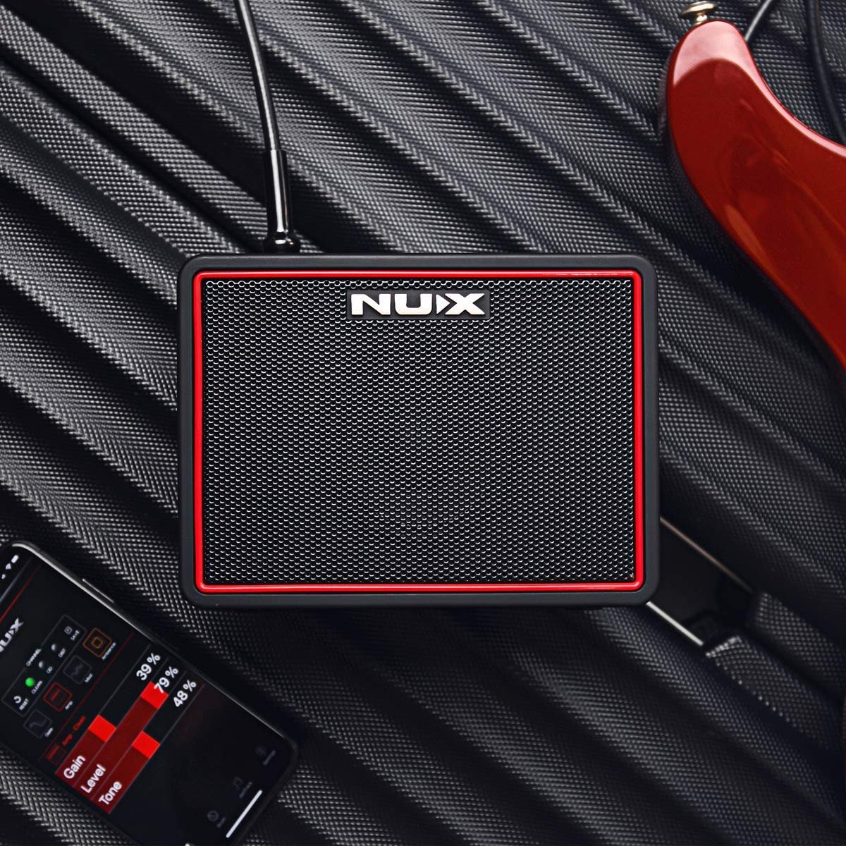 NUX Mighty Lite BT Mini Portable Modeling Guitar Amplifier with Bluetooth(Black)