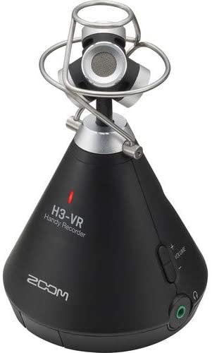 Zoom H3-VR Handy Recorder,Headphones,Mic Stand,16 GB SD card,Rechargeable Batteries and Microfiber Cloth