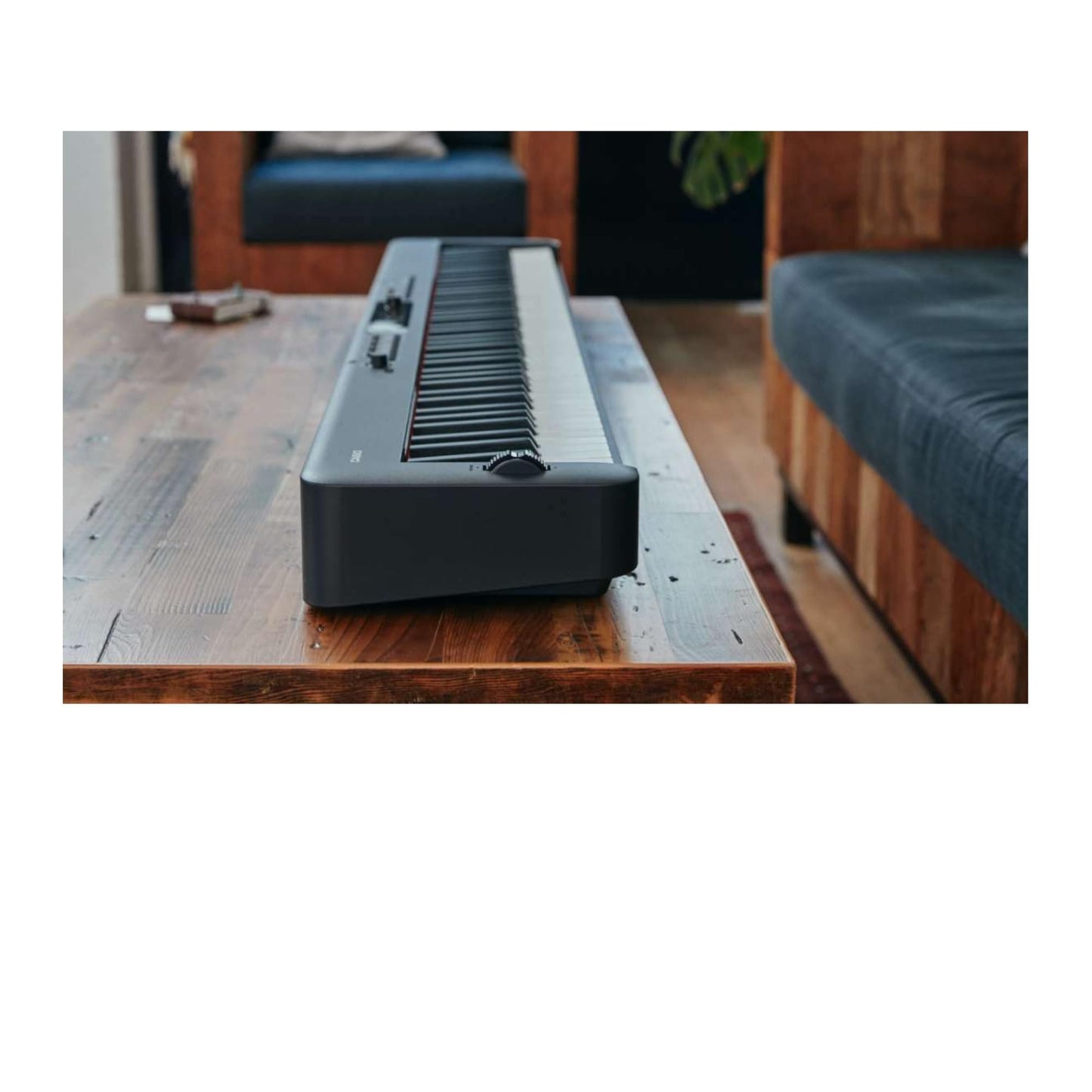 Casio CDP-S360 Portable Digital Piano with 88-Key Weighted Action, LCD Display, 700 Tones, 200 Rhythms, Sheet Music Stand, Power Supply and USB-MIDI