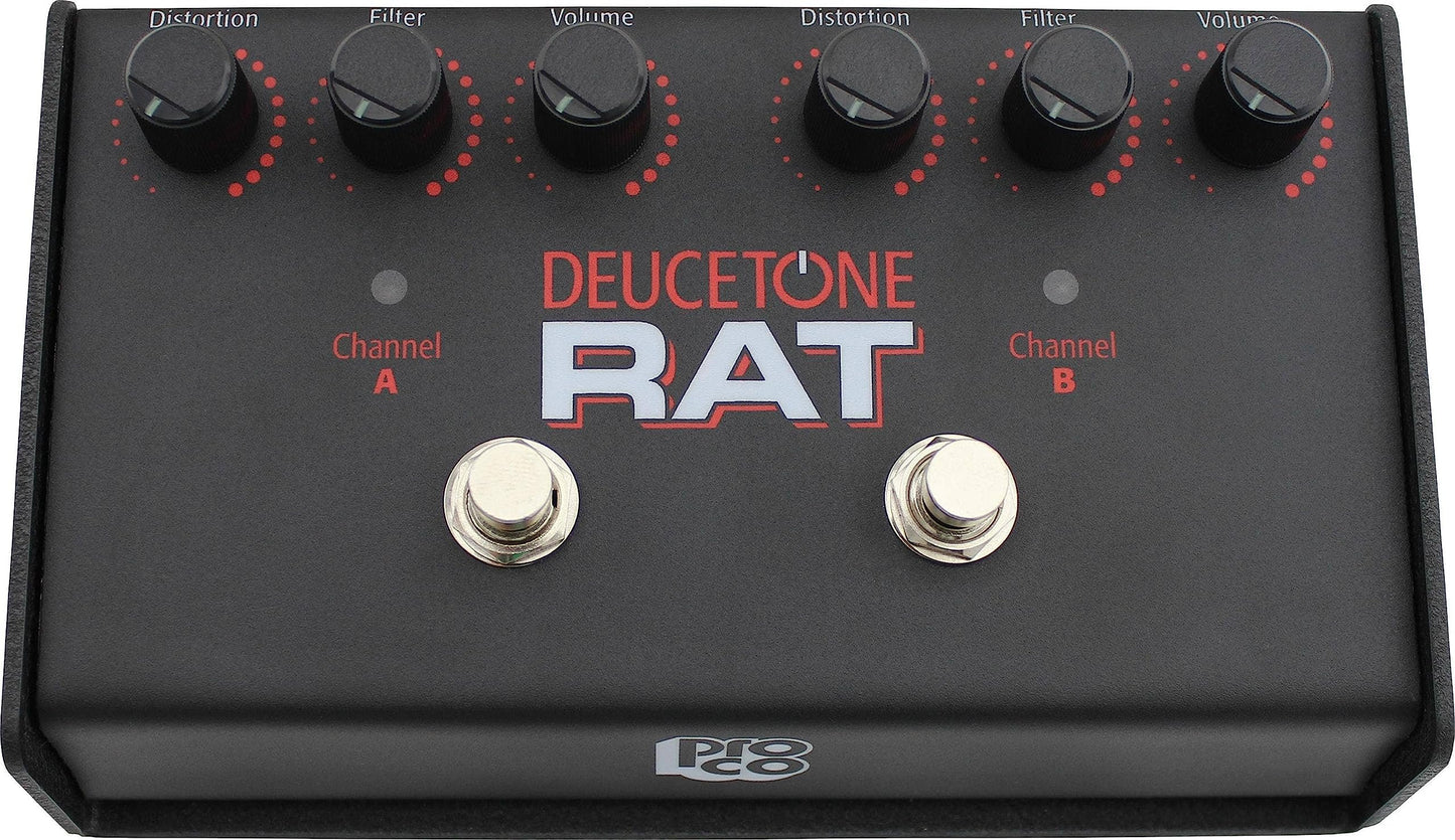 Pro Co Deucetone RAT Dual Distortion/Fuzz/Overdrive Pedal