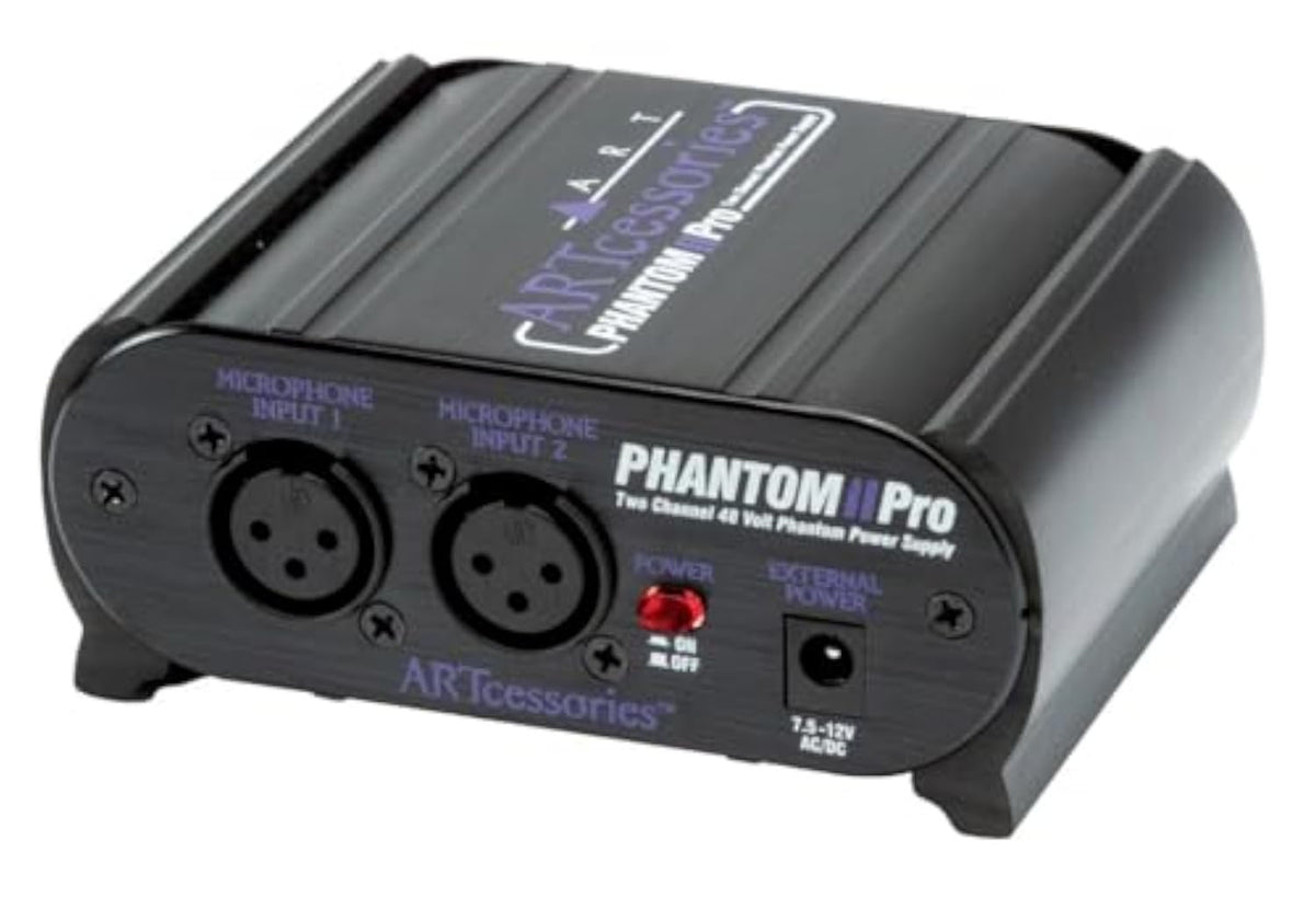 ART Phantom II Pro 2-Channel 48V Phantom Power Supply
