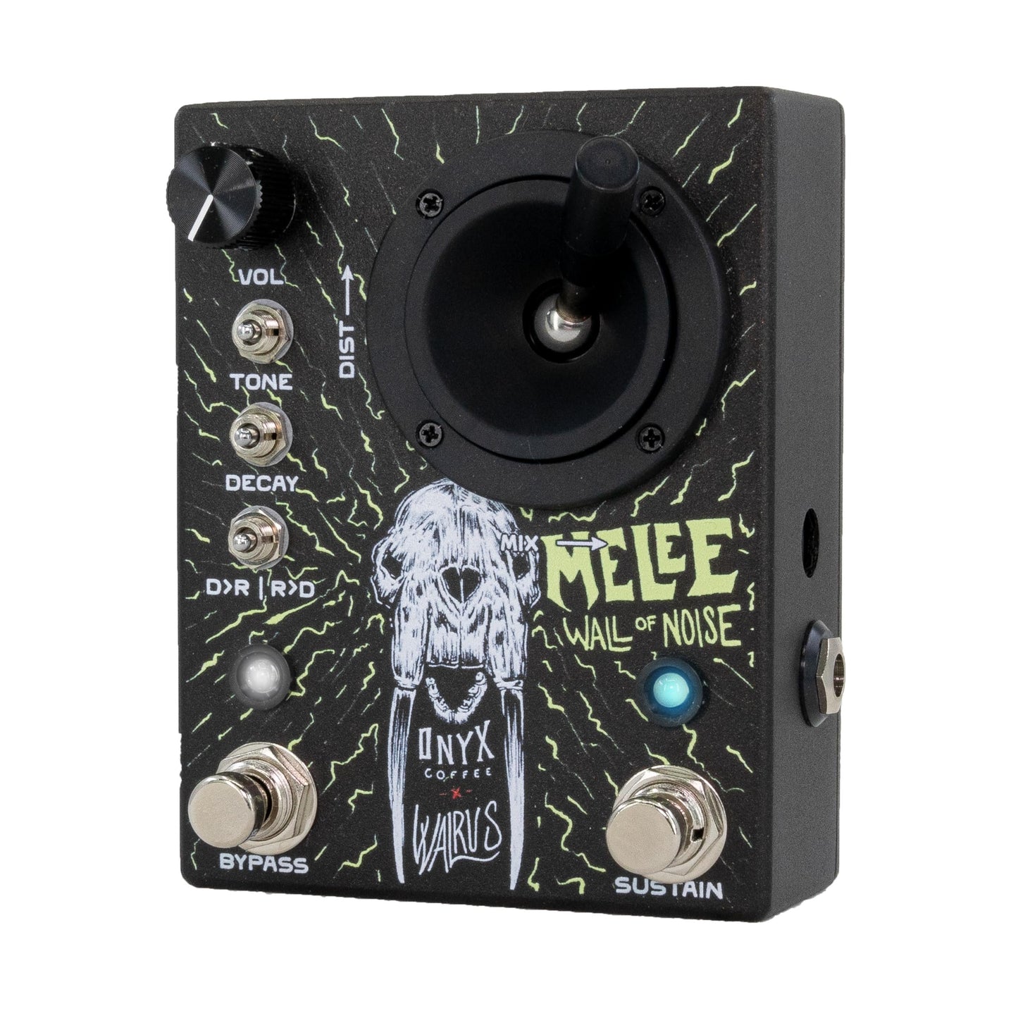 Walrus Audio Melee: Wall of Noise Distortion/Reverb Pedal - Onyx Coffee Limited Edition