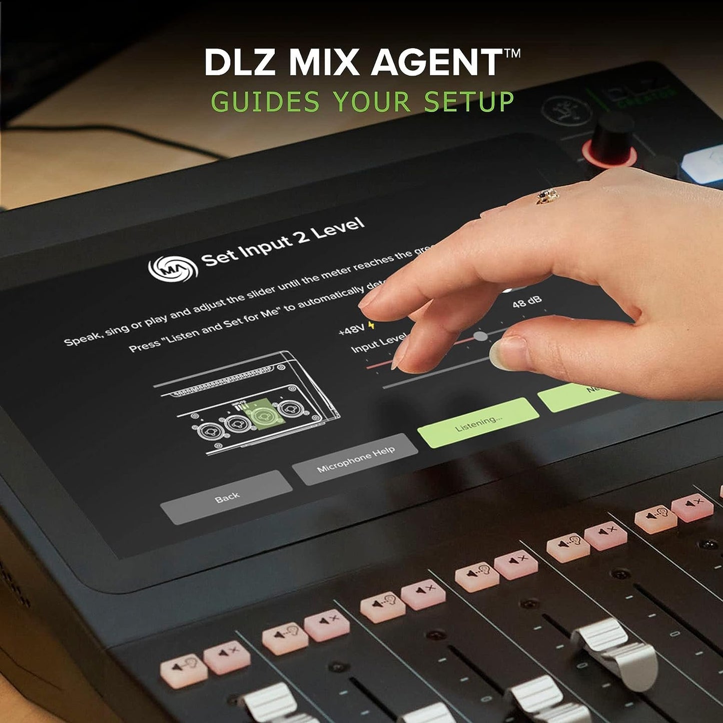 Mackie DLZ Creator Adaptive Digital Mixer for Podcasting, Streaming and YouTube with User Modes, Mix Agent Technology, Auto Mix, Onyx80 Mic Preamps