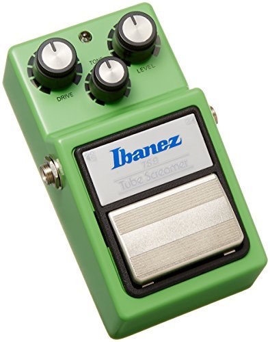 Ibanez TS9 White Black Red Blue Electric Guitar Distortion and Overdrive Effect Pedal, Model Number TS9, Style Overdrive, 9.0 Volts, 8.0 Microamps