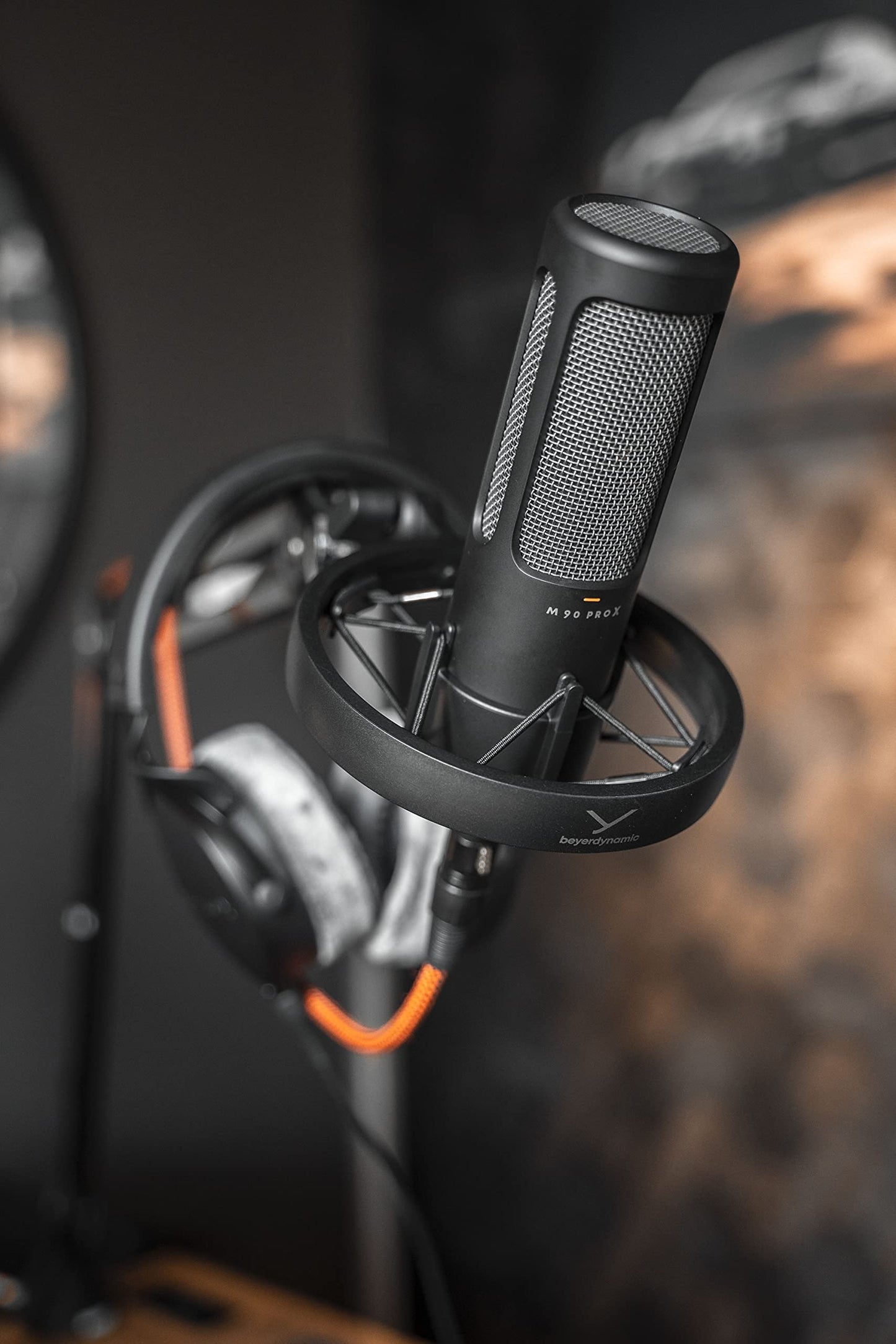 beyerdynamic PRO X M90 Side Addressed Condenser Microphone with Storage Bag, Pop Filter, and Shock Mount