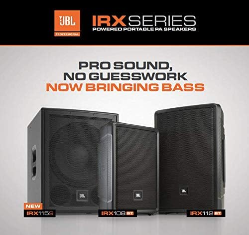 JBL Professional IRX series Powered Portable Speaker with Bluetooth, 8-Inch