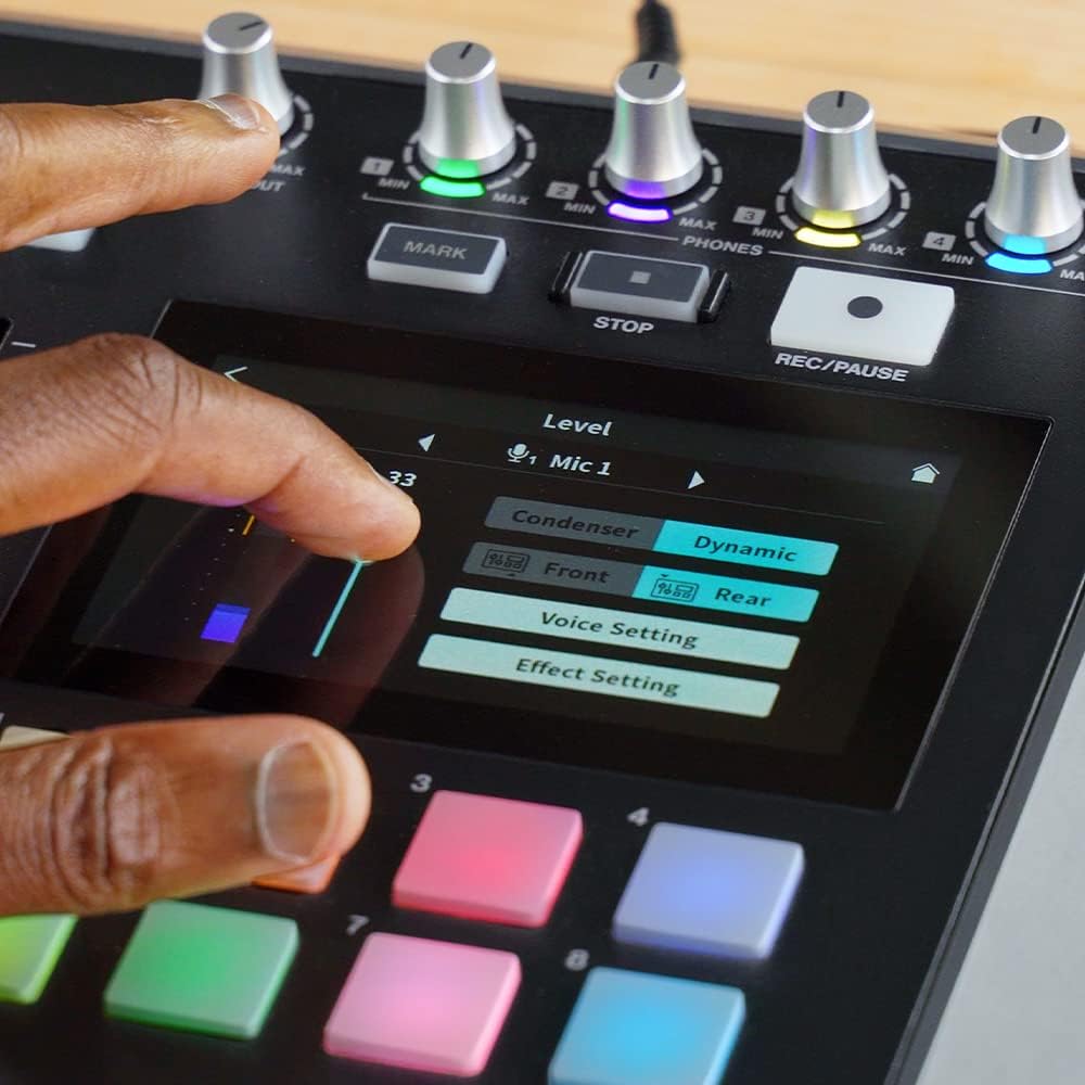 Tascam Mixcast 4 Podcast Studio Mixer Station with built-in Recorder / USB Audio Interface