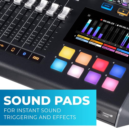 Tascam Mixcast 4 Podcast Studio Mixer Station with built-in Recorder / USB Audio Interface