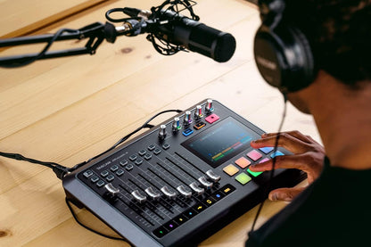 Tascam Mixcast 4 Podcast Studio Mixer Station with built-in Recorder / USB Audio Interface