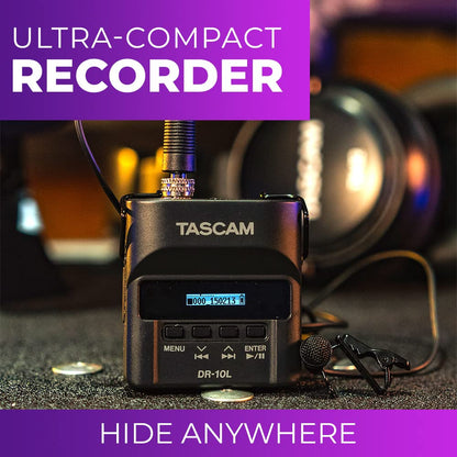 Digital Audio Recorder With Lavalier Microphone