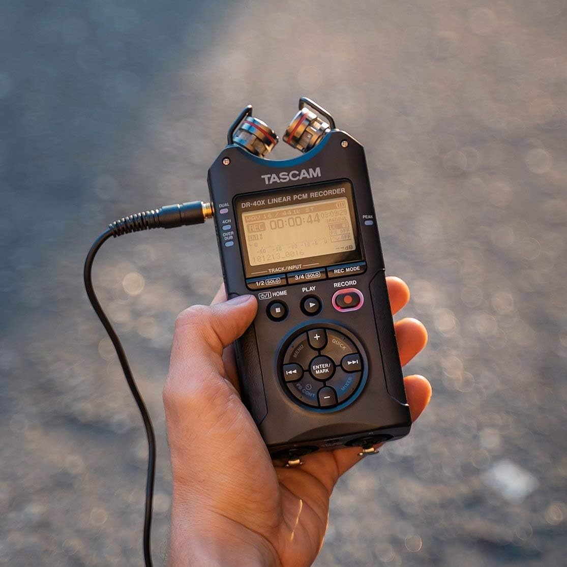 Tascam DR-40X Four Track Handheld Recorder and USB Interface