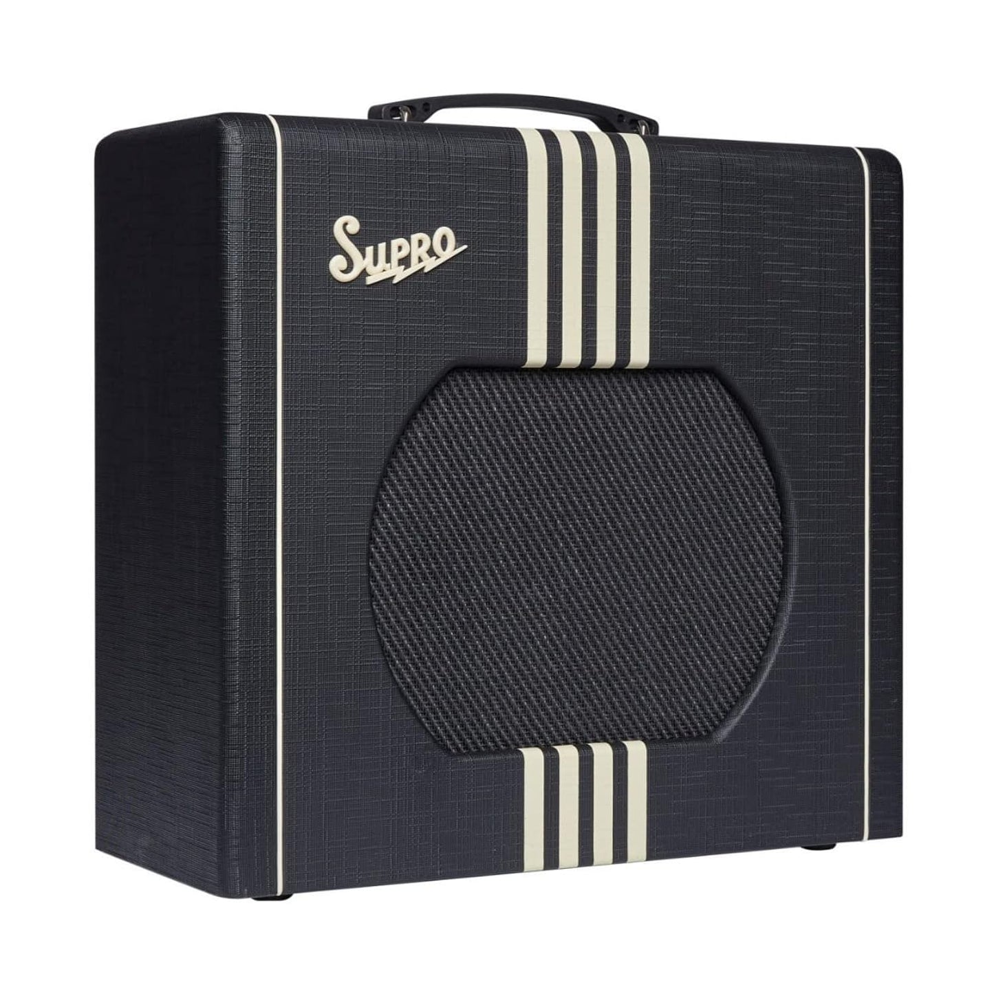 Supro Delta King 12 1x12-inch 15-watt Tube Combo Amp - Black and Cream