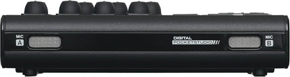 Tascam DP-006 6-Track Digital Pocketstudio Multi-Track Audio Recorder, Built-in Mics, Songwriting, Battery Operated