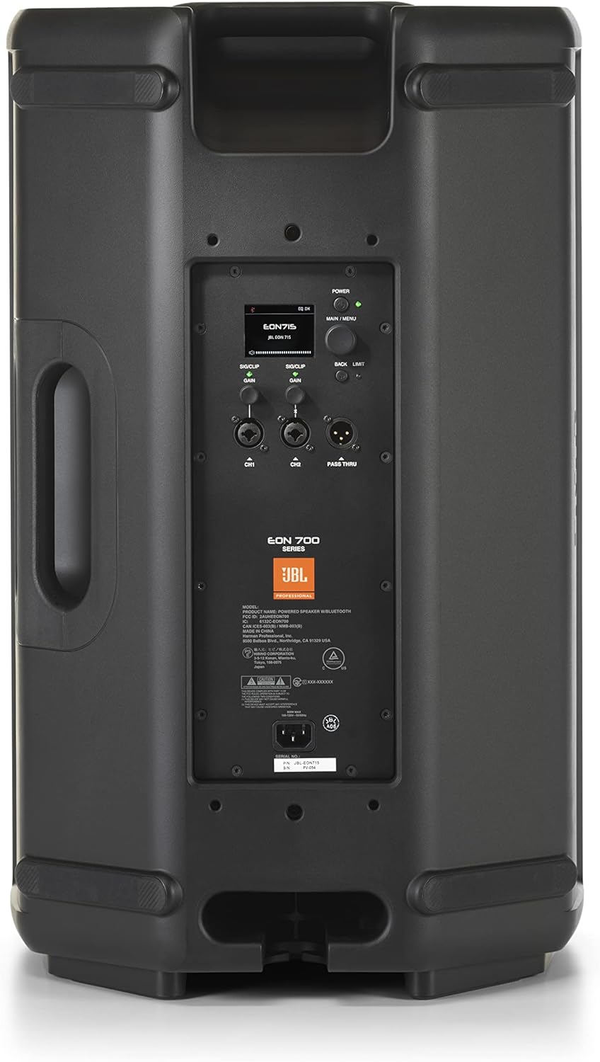 JBL Professional EON715 Powered PA Loudspeaker with Bluetooth, 15-inch, Black