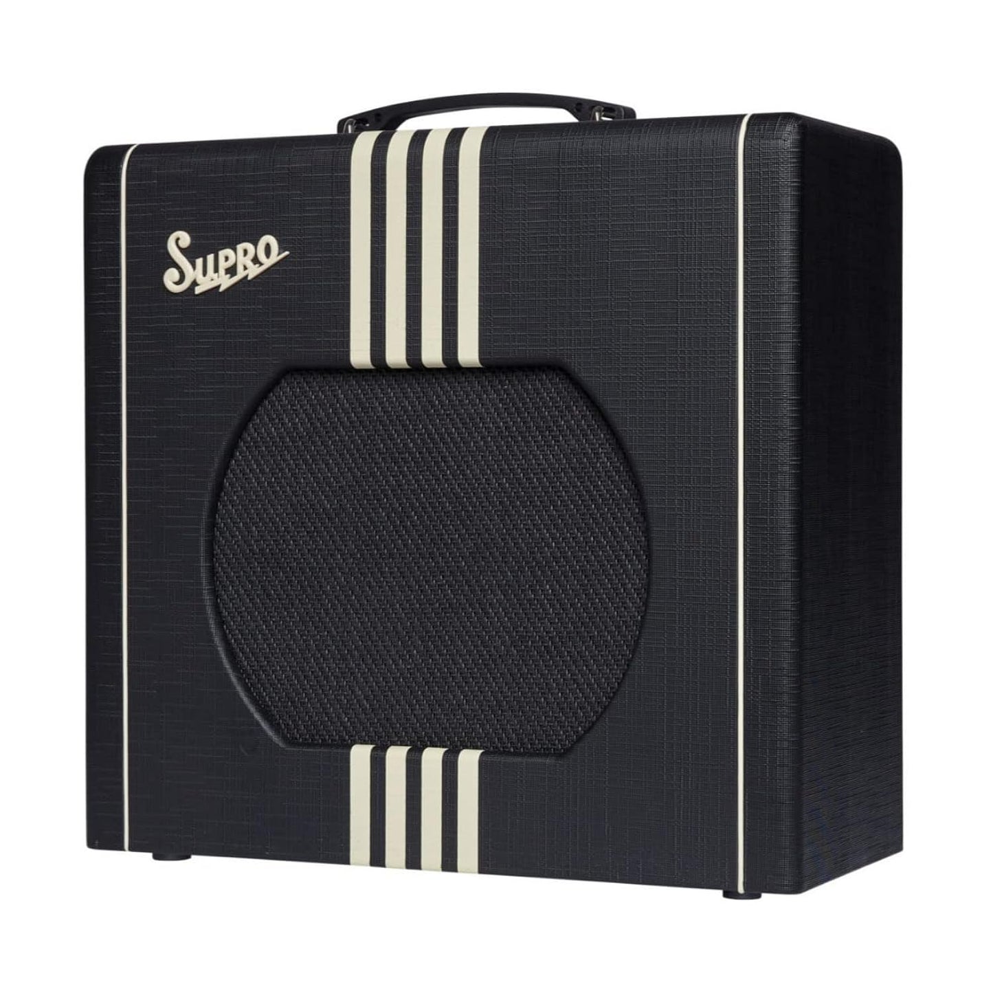Supro Delta King 12 1x12-inch 15-watt Tube Combo Amp - Black and Cream