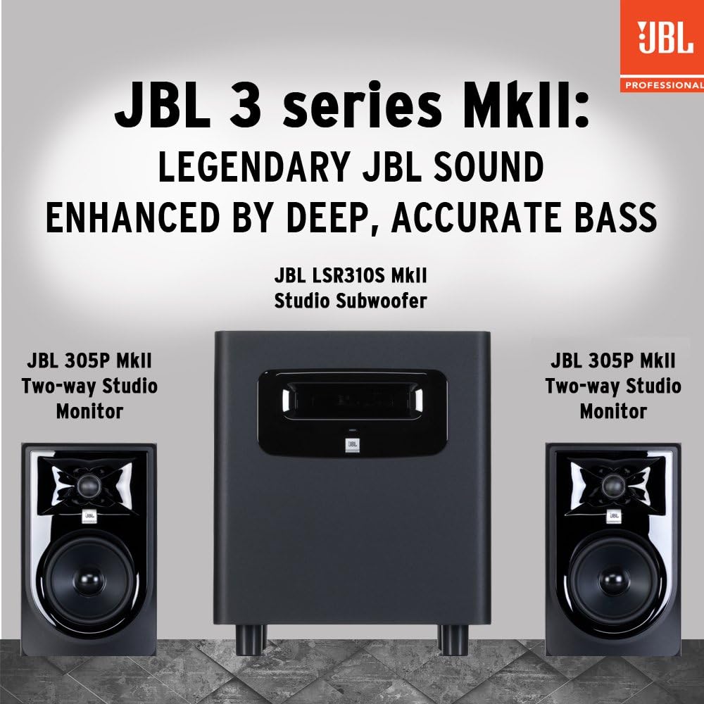JBL Professional LSR310S 10-inch Powered Studio Subwoofer
