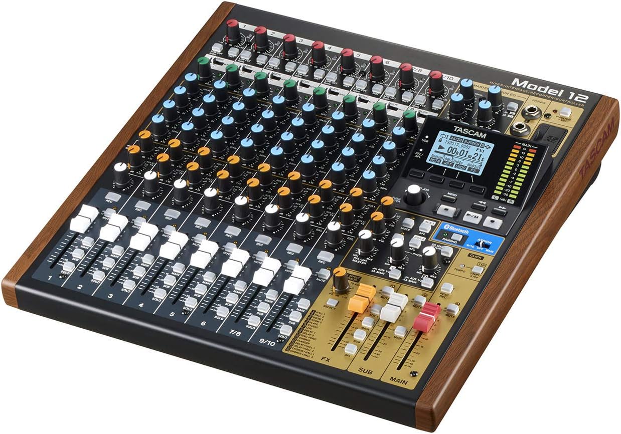 Tascam Model 12 All-in-One Digital Multitrack Recorder