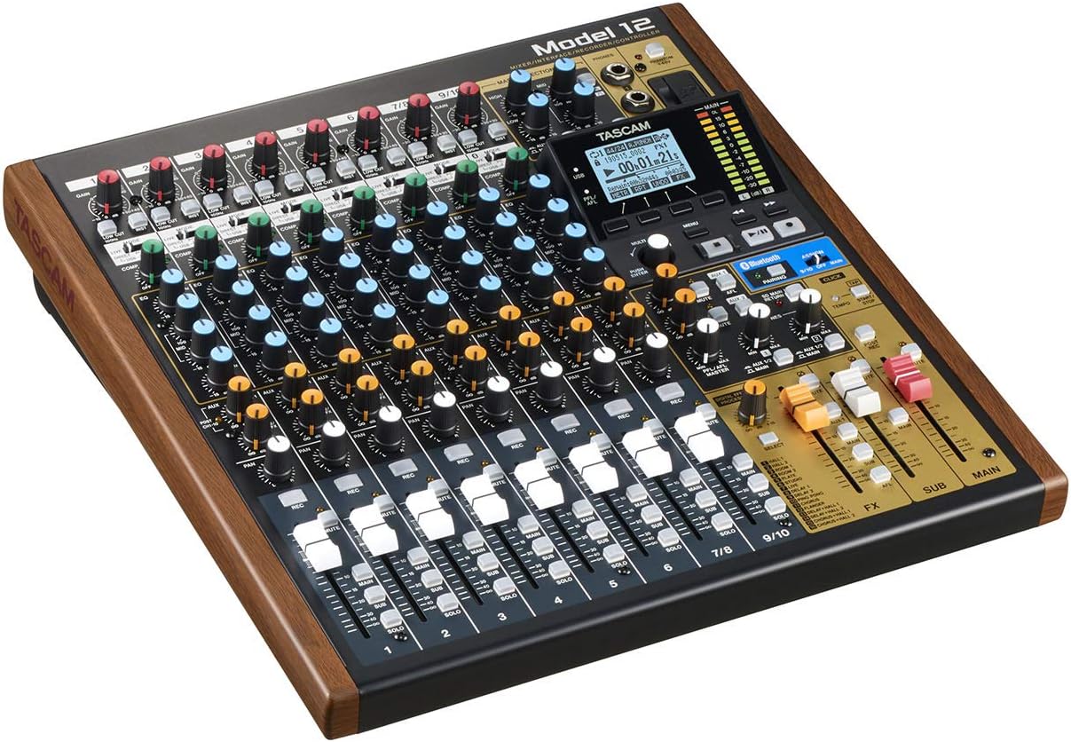 Tascam Model 12 All-in-One Digital Multitrack Recorder