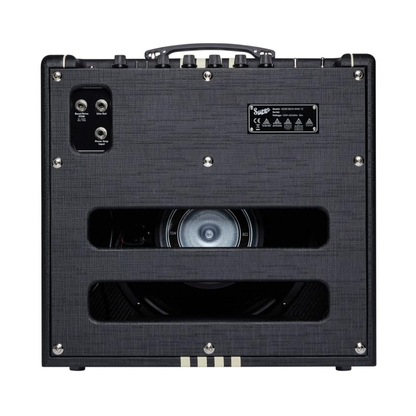 Supro Delta King 12 1x12-inch 15-watt Tube Combo Amp - Black and Cream