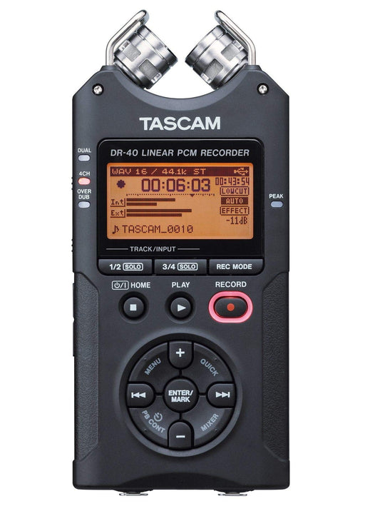 Tascam, 4 AD Converter, Black, DR-40 (DR-40)