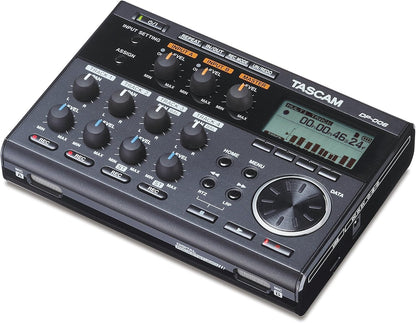 Tascam DP-006 6-Track Digital Pocketstudio Multi-Track Audio Recorder, Built-in Mics, Songwriting, Battery Operated