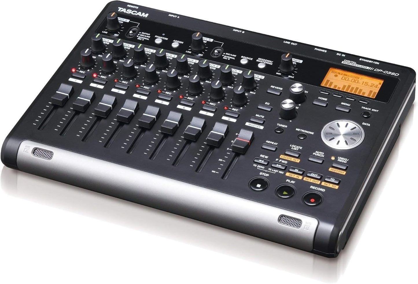 Tascam DP-32SD 32-Track Digital Portastudio Multi-Track Audio Recorder,Black