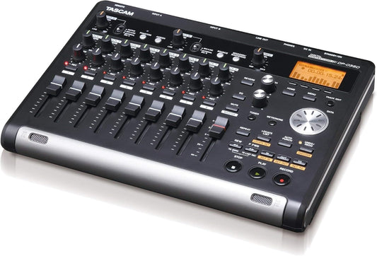 Tascam DP-03SD 8-Track Digital Portastudio Multi-Track usb Audio Recorder 2.10 x 11.40 x 8.20 inches,Black