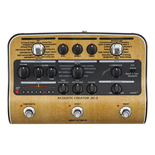 Zoom AC-3 Acoustic Creator - Enhanced Direct Box