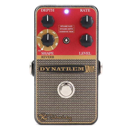 Keeley DynaTrem Dynamic Tremolo Pedal, Gray & Red (KDyna)