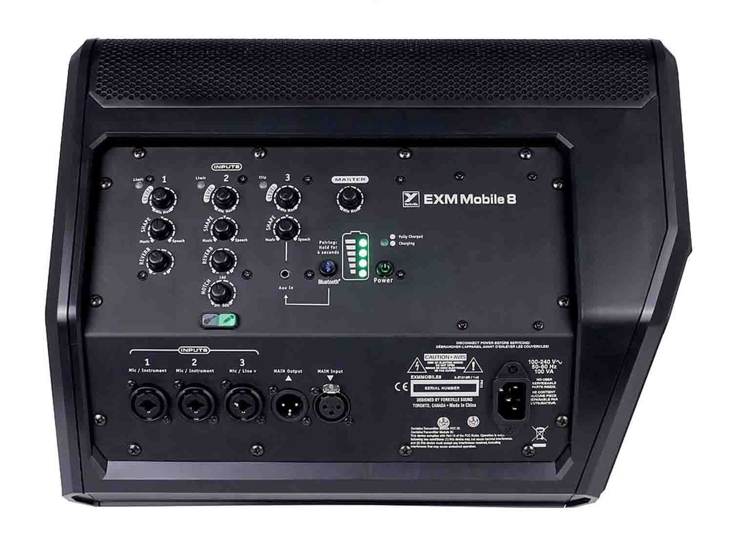 Yorkville EXMMOBILE8 3-way Battery Powered Portable PA System