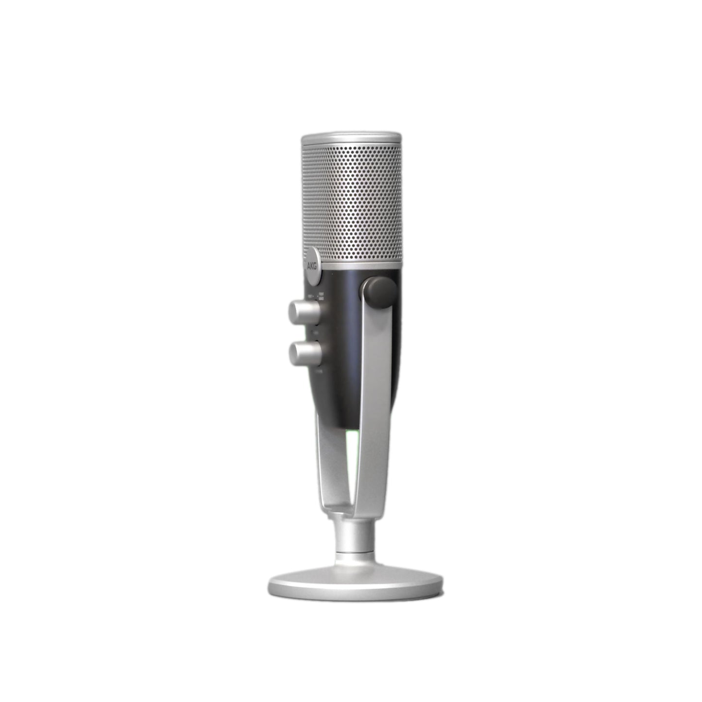 AKG Pro Audio Ara Professional USB-C Condenser Microphone, Dual Pattern Audio Capture Modes for Podcasting, Video Blogging, Gaming and Streaming, Blue & Silver