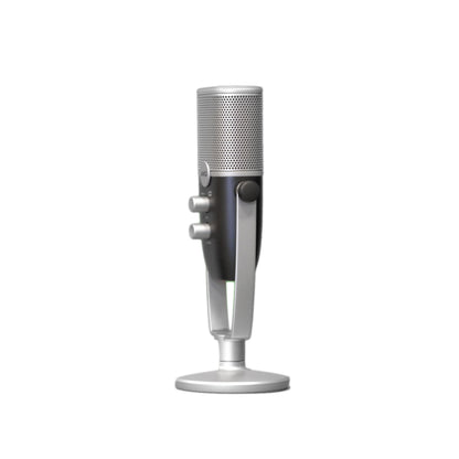 AKG Pro Audio Ara Professional USB-C Condenser Microphone, Dual Pattern Audio Capture Modes for Podcasting, Video Blogging, Gaming and Streaming, Blue & Silver