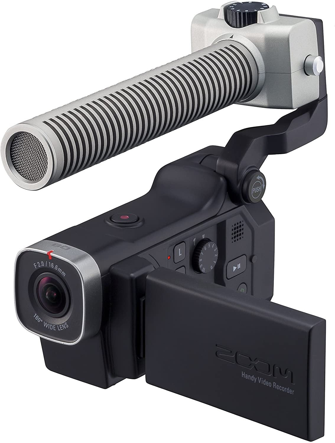 Zoom Q8 HD Video, 4‑Track Audio Recorder & SGH-6 Shotgun Microphone Capsule - Bundle
