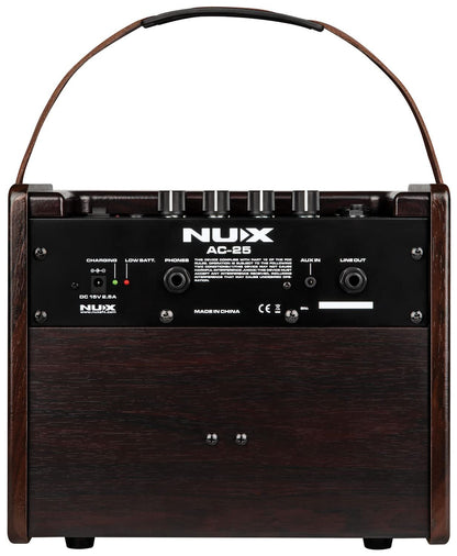 NuX AC-25 Portable Battery Operated Acoustic Amplifier