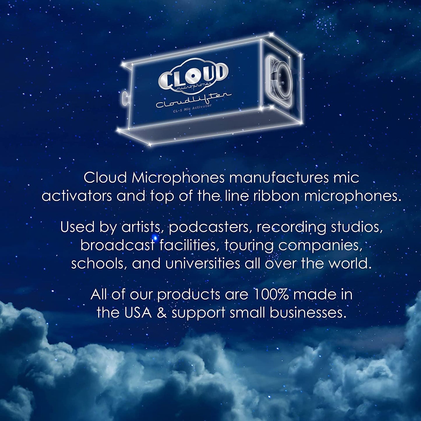 Cloud Microphones - Cloudlifter CL-1 Microphone Activator - Ultra-Clean Gain - USA Made