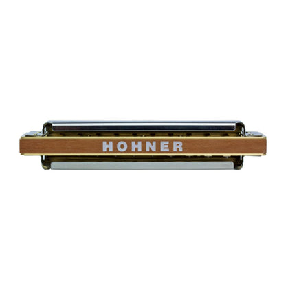 Hohner Marine Band 1896 Diatonic Harmonica with Brass Body, Curved Covers, and Side Vents (Stainless Steel, 5-Pack)