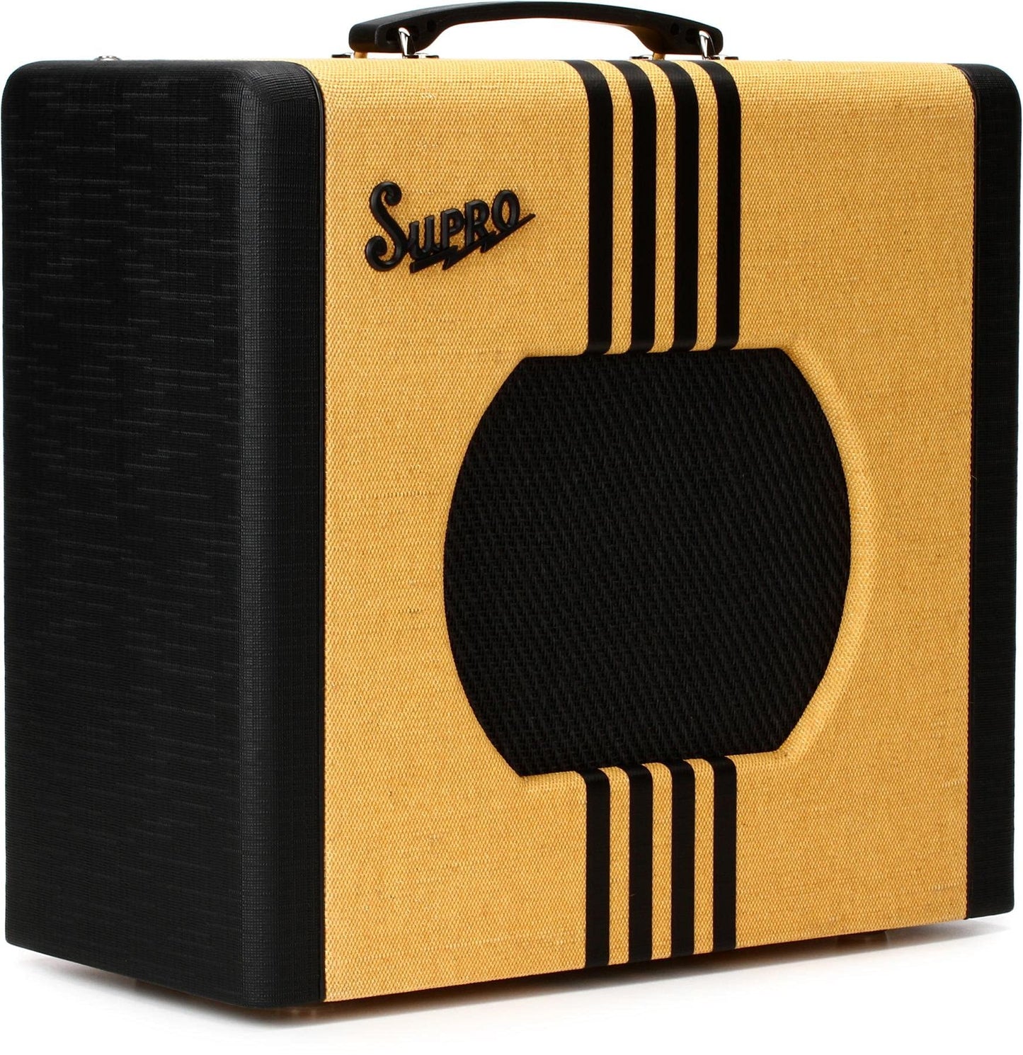 Supro Delta King 10 1 x 10-inch 5-watt Tube Combo Amp - Tweed and Black