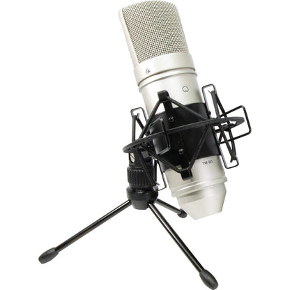 Tascam TM-80 Large Diaphagm Condenser Microphone,Silver