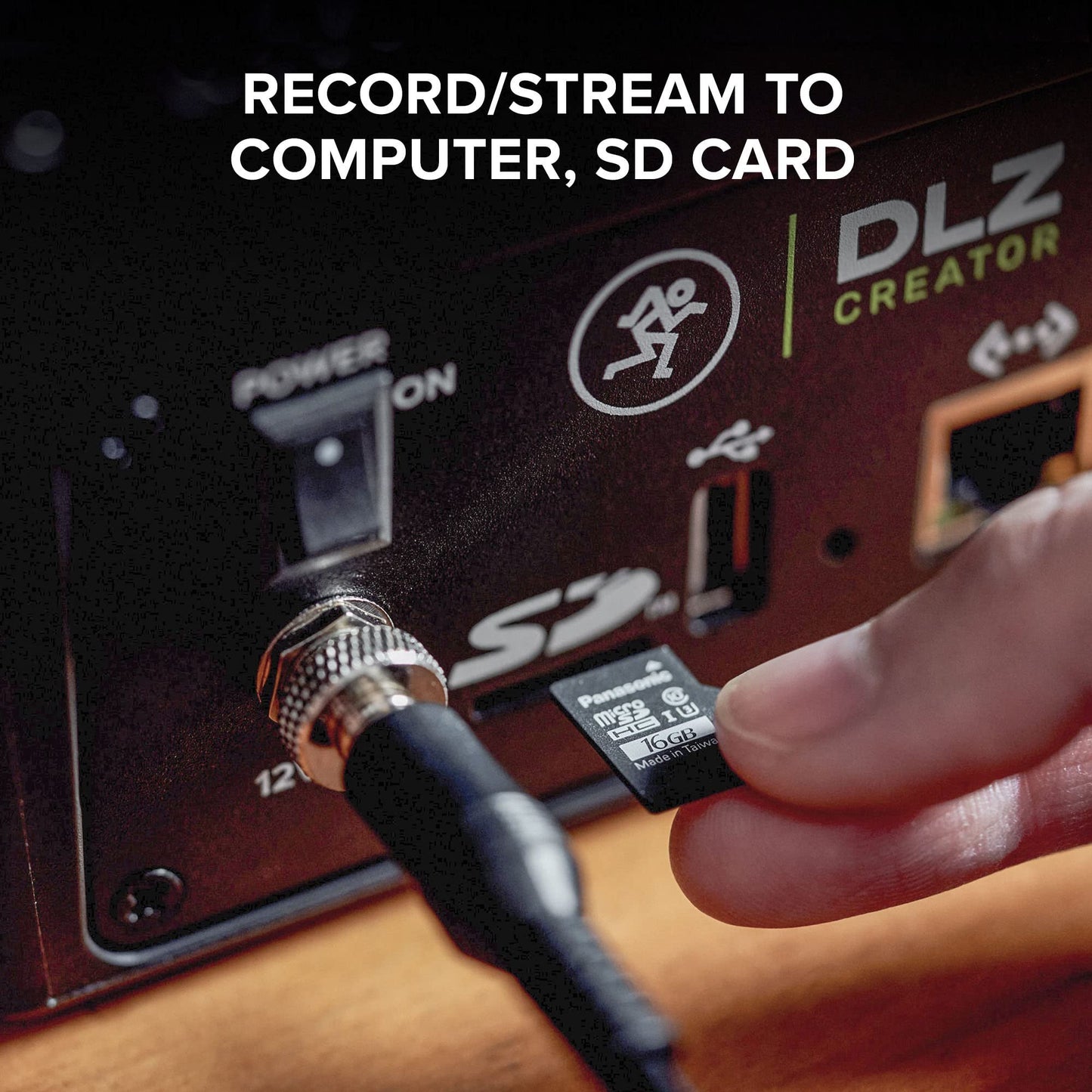 Mackie DLZ Creator Adaptive Digital Mixer for Podcasting, Streaming and YouTube with User Modes, Mix Agent Technology, Auto Mix, Onyx80 Mic Preamps