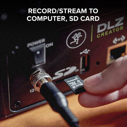 Mackie DLZ Creator Adaptive Digital Mixer for Podcasting, Streaming and YouTube with User Modes, Mix Agent Technology, Auto Mix, Onyx80 Mic Preamps