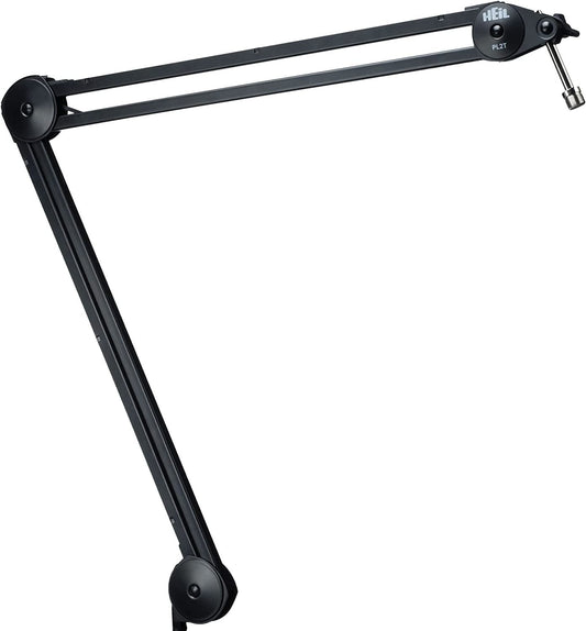 Heil’s PL 2T Fully Articulating, Professional-Quality Microphone Boom Arm for Video Podcasting, Broadcasting, Voiceover, At-Home, In-Studio Applications
