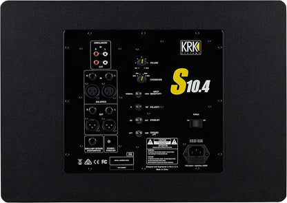 KRK S10.4 S10 Generation 4 10" 160 Watt Powered Studio Subwoofer