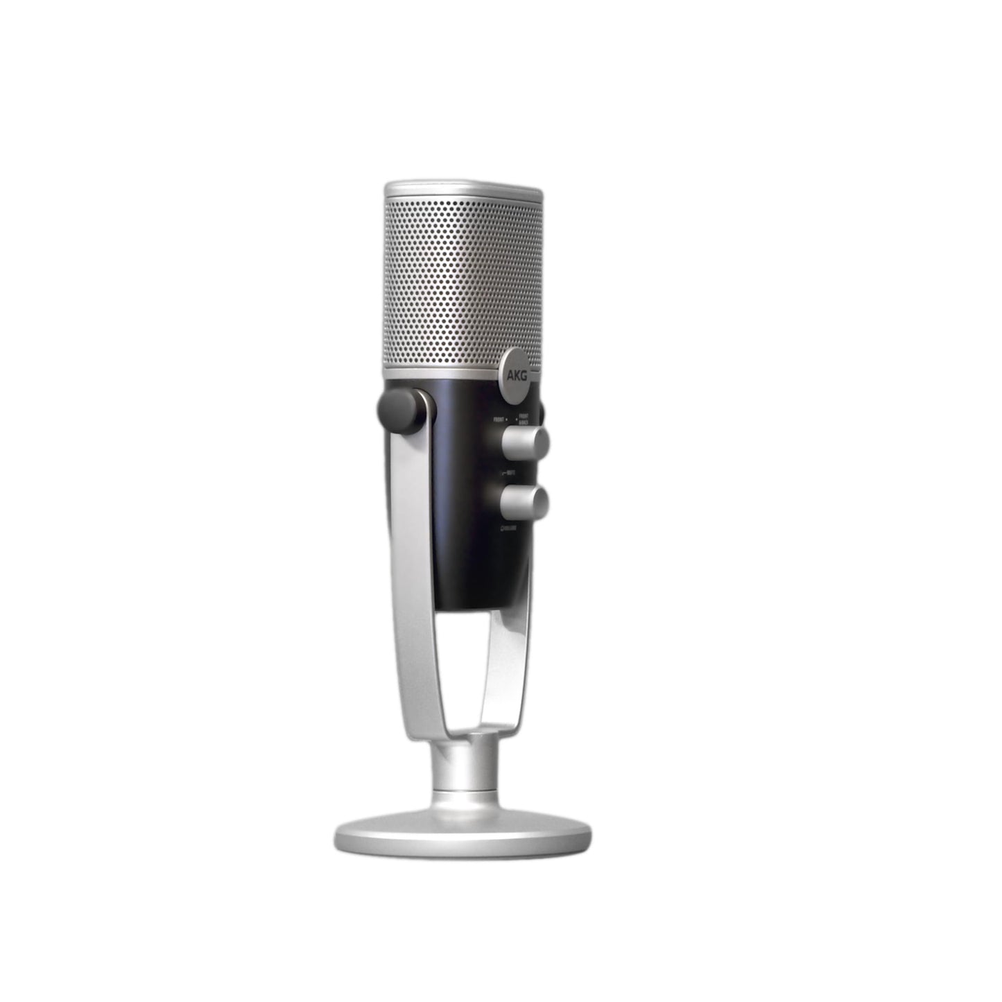 AKG Pro Audio Ara Professional USB-C Condenser Microphone, Dual Pattern Audio Capture Modes for Podcasting, Video Blogging, Gaming and Streaming, Blue & Silver