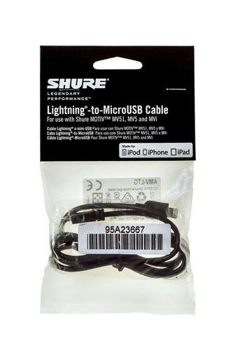 Shure MV5 Digital Condenser Microphone - Silver