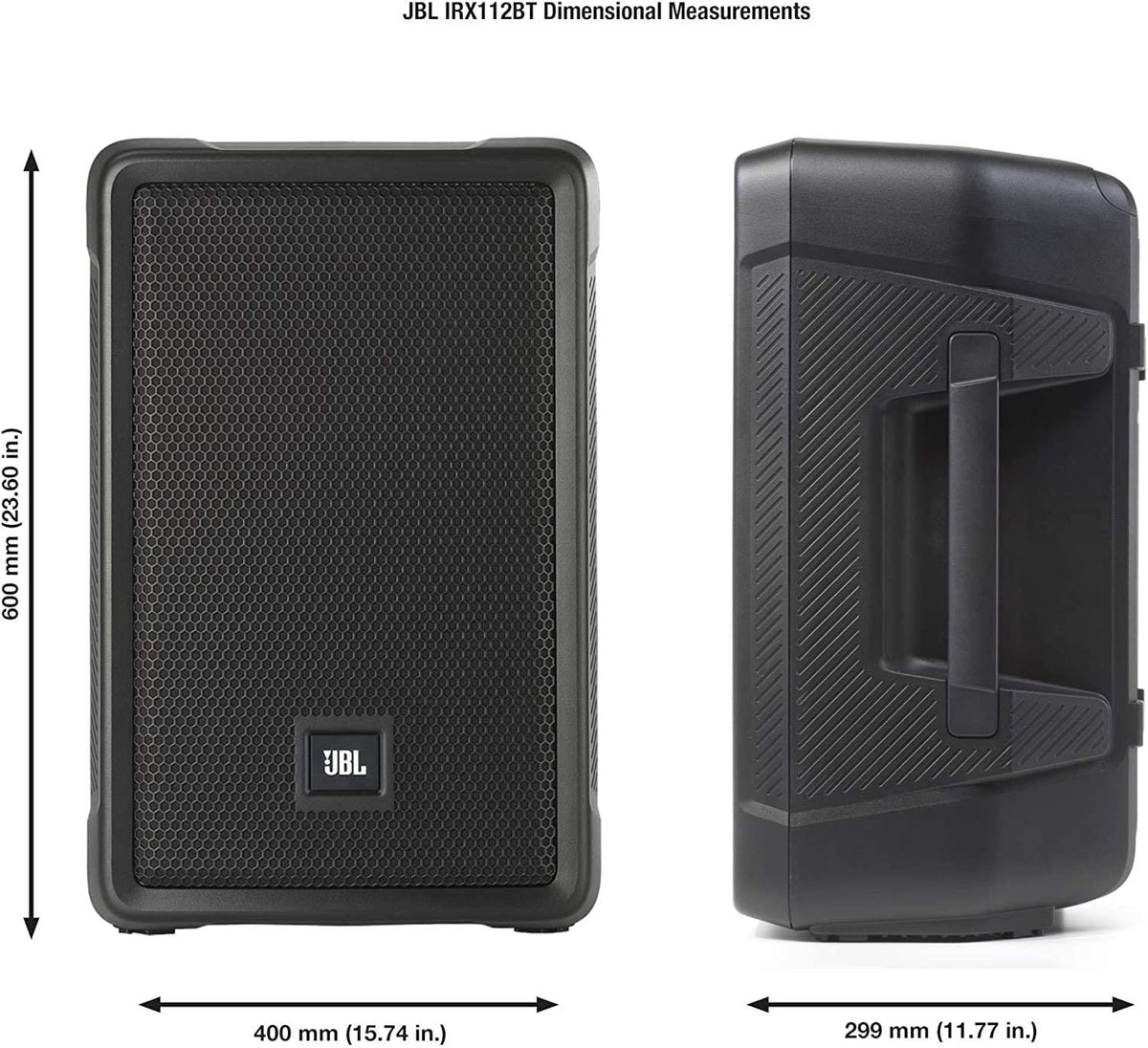 JBL Professional IRX series Powered Portable Speaker with Bluetooth, 12-Inch