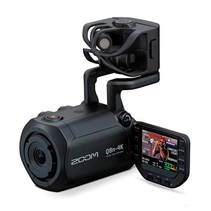 Zoom Q8n-4K Handy Video Recorder with 4K UHD Video, Stereo Microphones, Dual XLR Inputs, 4-Track Audio Recording, Webcam Mode for Music, Podcasts & Streaming
