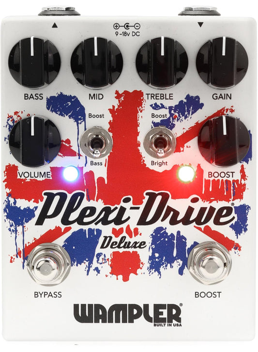 Wampler Plexi-Drive Deluxe V2 Distortion & Overdrive Guitar Effects Pedal