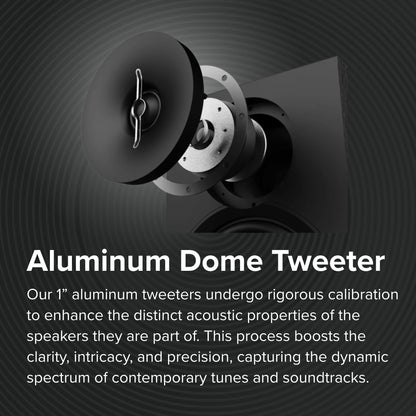 ELAC Debut 3.0 DB63-BK Bookshelf Speakers, Black Ash (Pair) - 1” Aluminum Dome Tweeter & 6.5” Aramid Fiber Woofer - 2-Way Bass Reflex - 42Hz to 38KHz Response