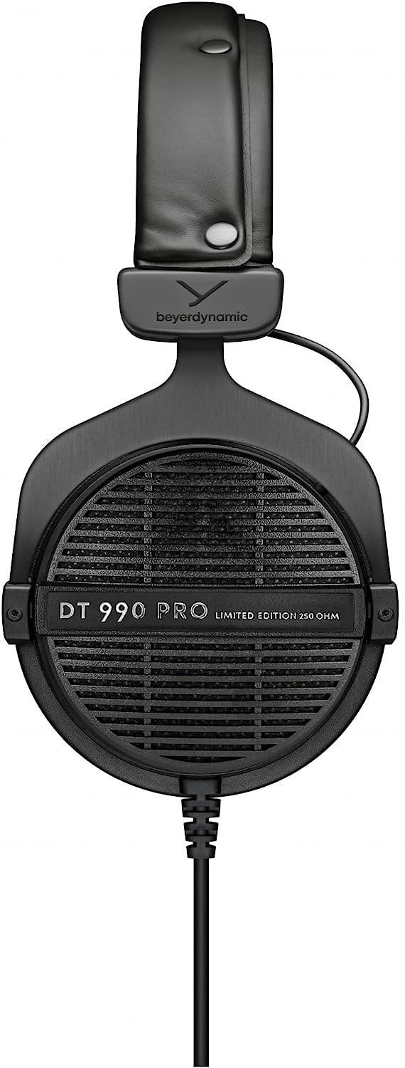 beyerdynamic DT 990 Pro 250 ohm Over-Ear Studio Headphones For Mixing, Mastering, and Editing